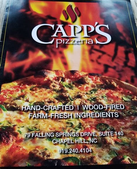 Agency Prepares Application. . Capps pizza chapel hill